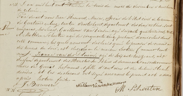 1813.12.01 Overlijden Johanna vd PluijmN