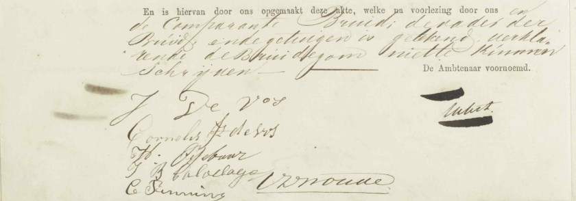 1861.02.14 Huwelijk Hendrikus-A