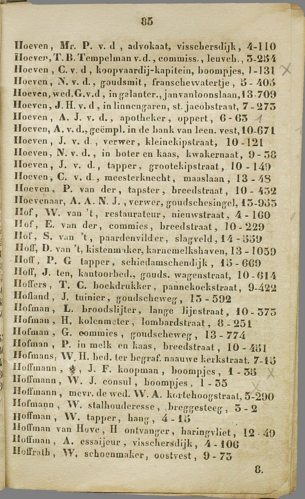 1847 Adresboek