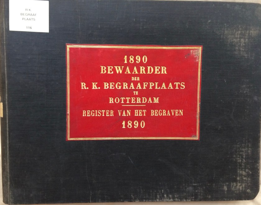 1890 – Register van het Begraven