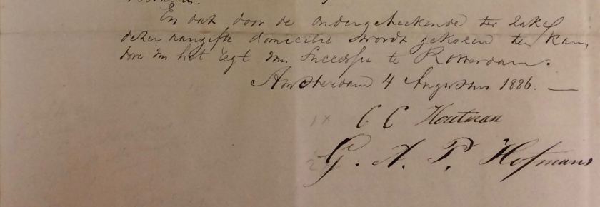 Aangifte Amsterdam 2 – detail