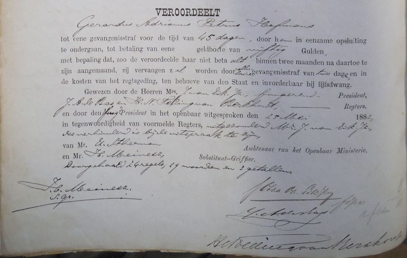 Toegang 198_ inv.nr. 123_ vonnis 598.4 – detail