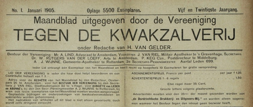 Kop Maandblad VtdK